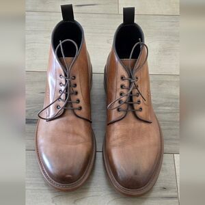 Brooks Brothers Italian Leather Ankle Boots / Chukkas